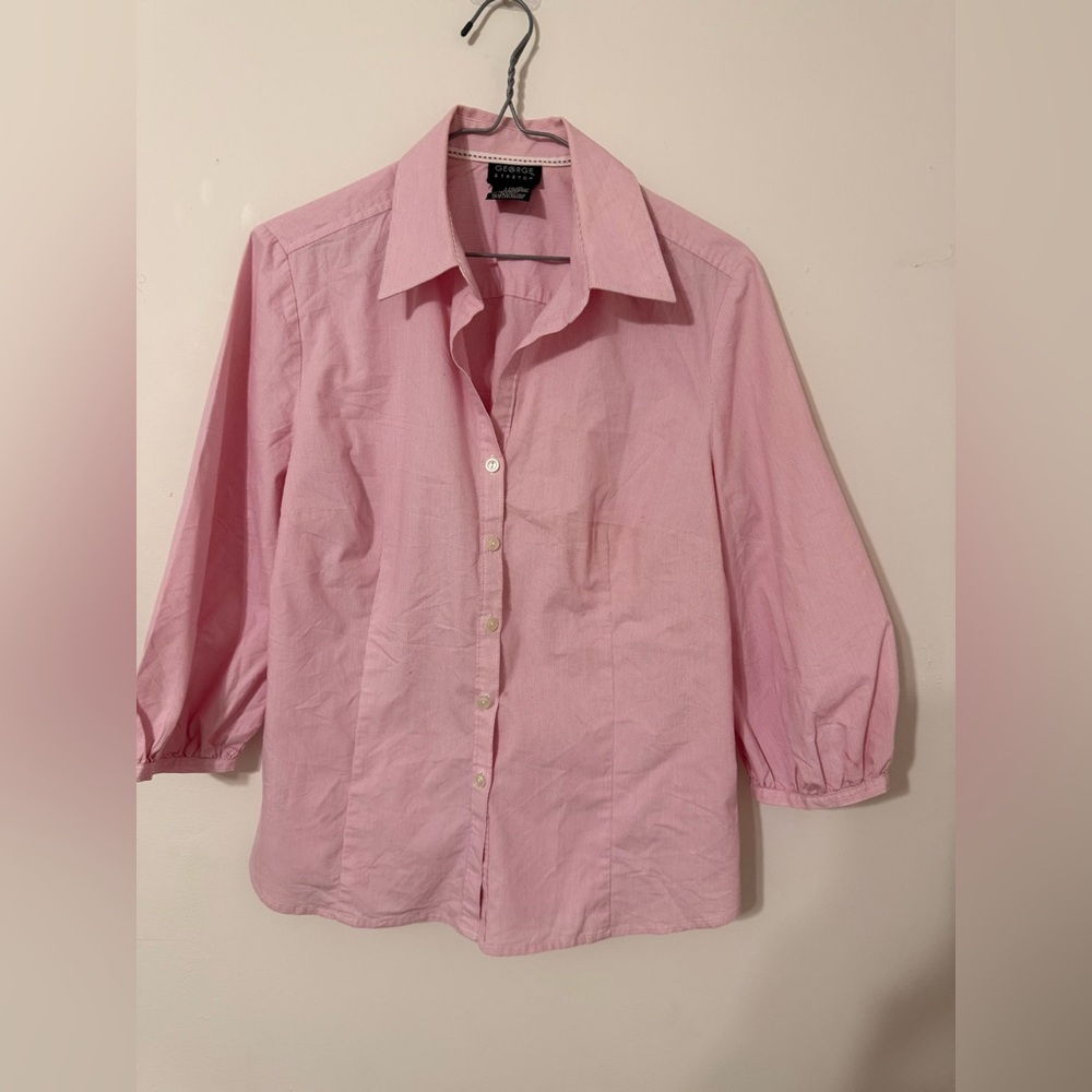 Pink Button-Up Shirt